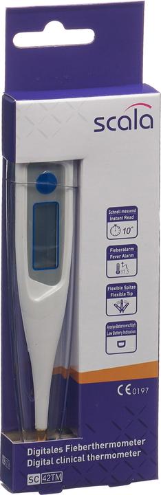 Image du produit Scala Thermomètre clinique SC 42 TM (Aisselle, Bouche, Rectal)