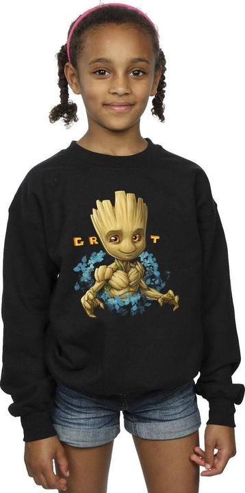 Immagine prodotto Guardians of the Galaxy Groot Flowers Felpa Ragazze (140, 146)