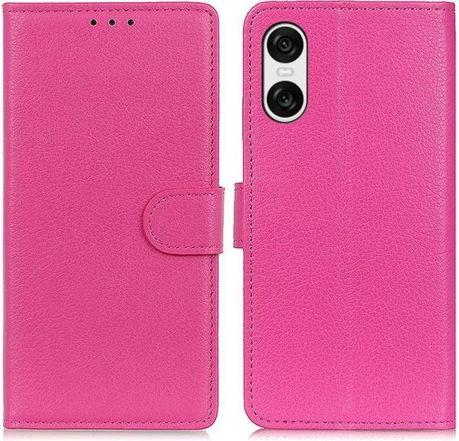 Actual product image MU Classic Litchi Leather Bookcover Series (Sony Xperia 10 VI)