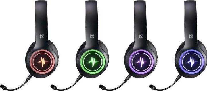Immagine prodotto Defender FREEMOTION B571 Cuffie Bluetooth senza fili con retroilluminazione + lettore MP3 + microfono (Senza fili)