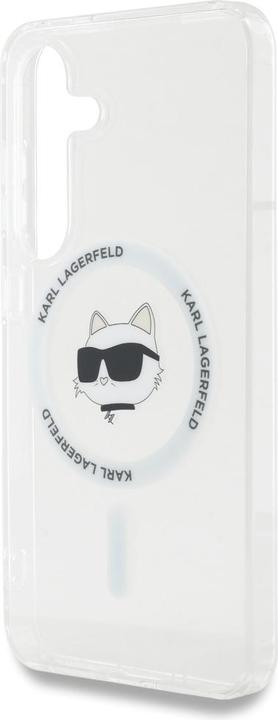 Produktbild Karl Lagerfeld HC Magnetic IML Metal Choupette Head case for Samsung Galaxy S25 Plus white (Samsung Galaxy S25+)