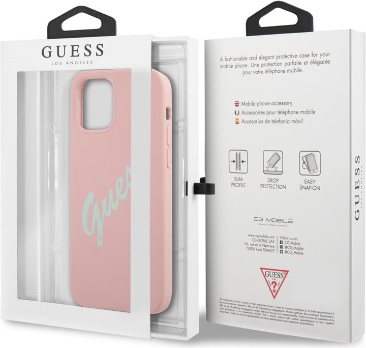 Image du produit Guess Couverture rigide Silicone Vintage (Apple iPhone 12)