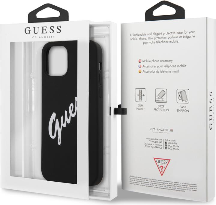 Image du produit Guess Couverture rigide Silicone Vintage (Apple iPhone 12 Pro Max)