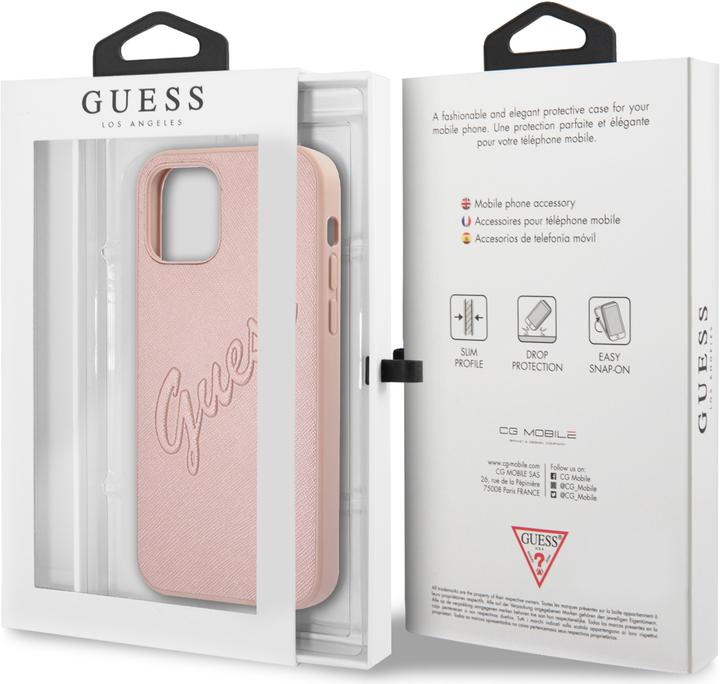 Produktbild Guess Hard Cover Saffiano Vintage Scrip (Apple iPhone 12 Pro Max)