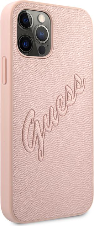 Produktbild Guess Hard Cover Saffiano Vintage Scrip (Apple iPhone 12 Pro Max)