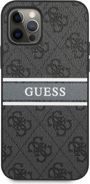 Actual product image Guess Hard Cover 4G Printed Stripe (Apple iPhone 12 Pro)