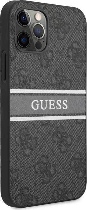 Actual product image Guess Hard Cover 4G Printed Stripe (Apple iPhone 12 Pro)
