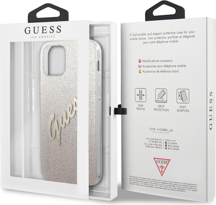 Produktbild Guess Hard Cover Vintage Glitter Gradient (Apple iPhone 12 mini)