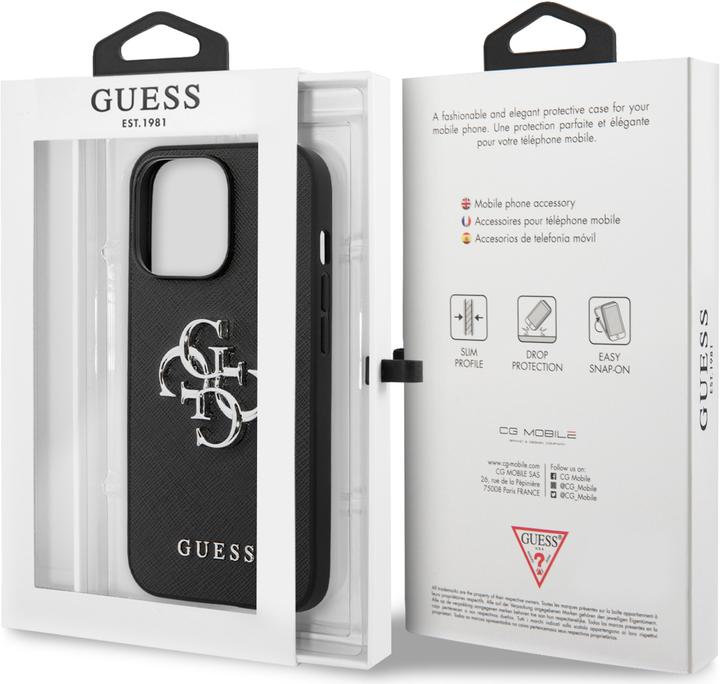Actual product image Guess Hard Cover 4G Big Metal Logo Case (Apple iPhone 13 Pro)