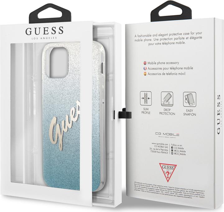 Produktbild Guess Hard Cover Vintage Glitter Gradient (Apple iPhone 12 mini)