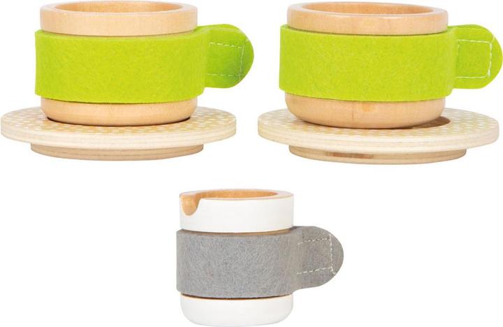 Actual product image small foot Coffee and tea set for children's kitchen.12484