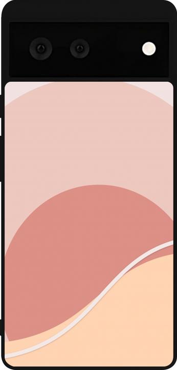 Actual product image PhoneLook Cover silicone black Autumn 22 abstract sunrise (Google Pixel 6)