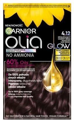 Produktbild Garnier Olia Haarfarbe 412 Schillerndes Dunkelbraun (412 Irisdescent Dark Brown)