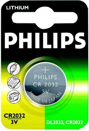 Produktbild Philips Minicells Battery CR2032/01B, Single-use battery, CR2032, Lithium, 3 V, 1 pc(s), 10 year(s) (1 Stk., CR2032, 210 mAh)