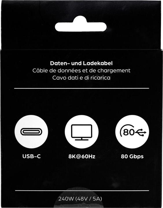 Immagine prodotto Onit USB4-Kabel v2.0 Premium USB C - USB C (1 m, USB 4.0, 240 W)