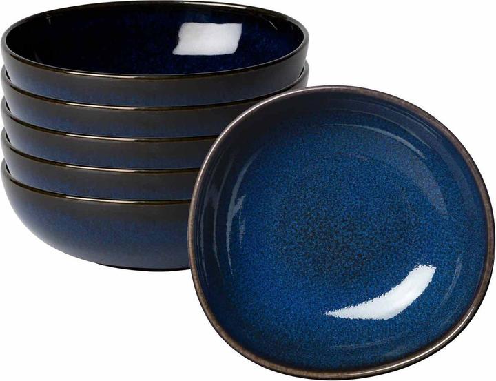 Produktbild Villeroy & Boch Lave Schale blau 6er Set (17 cm, 0.60 l, 1 x)