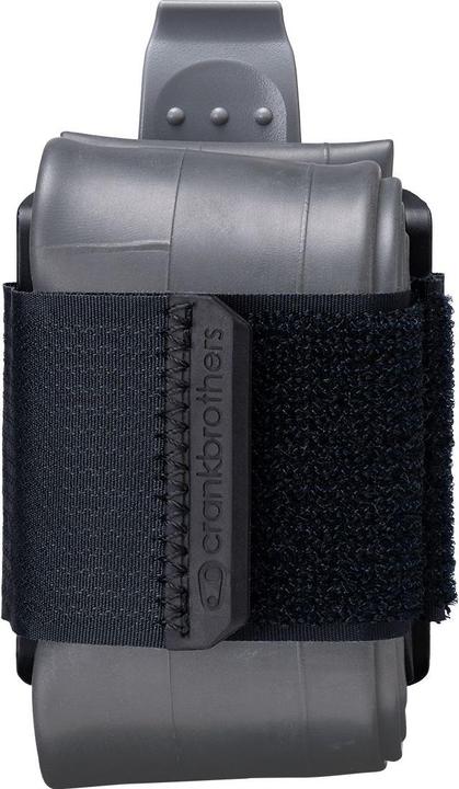 Actual product image Crankbrothers S.O.S. TS2 Stash utility strap + Tire lever + Tubeless Repair Kit, black