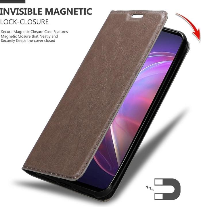 Produktbild Cadorabo Book Invis. Magnet Hülle (Vivo V21)
