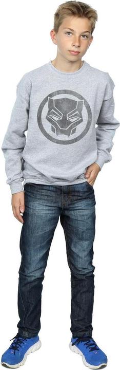 Image du produit - Sweat BLACK PANTHER DISTRESSED ICON - Garçon (116)