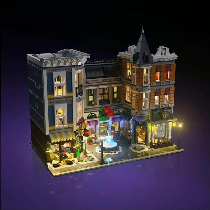 Actual product image Light my bricks LMB 2.0 LEGO® 10255# Assembly Square Light Kit