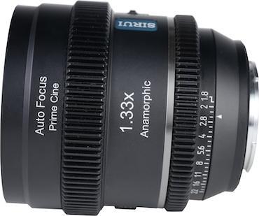 Immagine prodotto Sirui 20AF133X-MN 20mm AF Anamorphic Objektiv (MFT-Mount, Neutral Flare) (C-mount, APS-C / DX)
