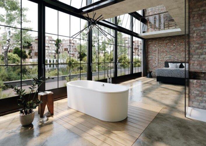 Immagine prodotto Kaldewei Classic Duo Ovale, vasca da bagno indipendente, 170x75x42 cm, con grembiule esterno colore (170 cm, 75 cm)