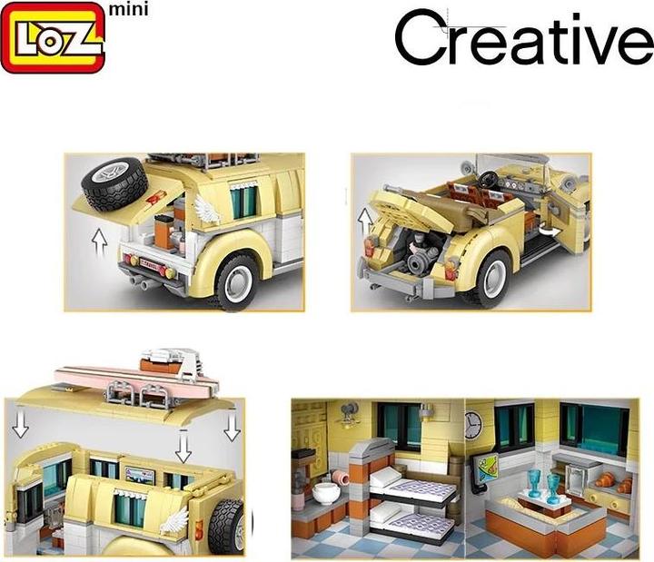 Image du produit LOZ Voiture avec camping-car