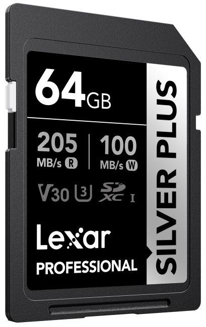 Immagine prodotto Lexar Professionale Silver Plus (64 GB, SDXC, U3, UHS-I)