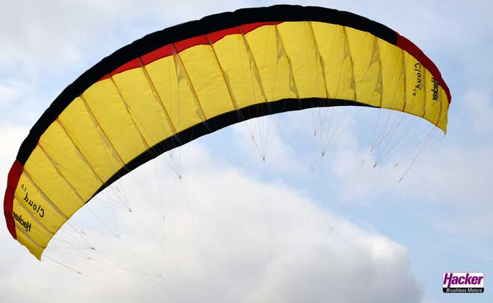 Actual product image Para-RC Paraglider "Cloud 1.0" yellow (Paraglider)