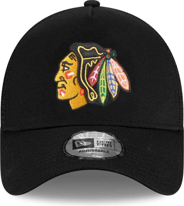 Actual product image New Era Mesh A-Frame Trucker Cap - NHL Chicago Blackhawks (One size)