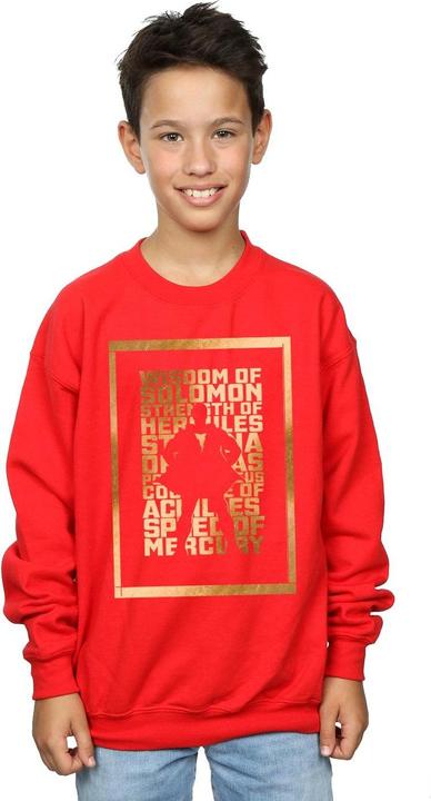 Produktbild Shazam Gold Text Sweatshirt Jungen (128)