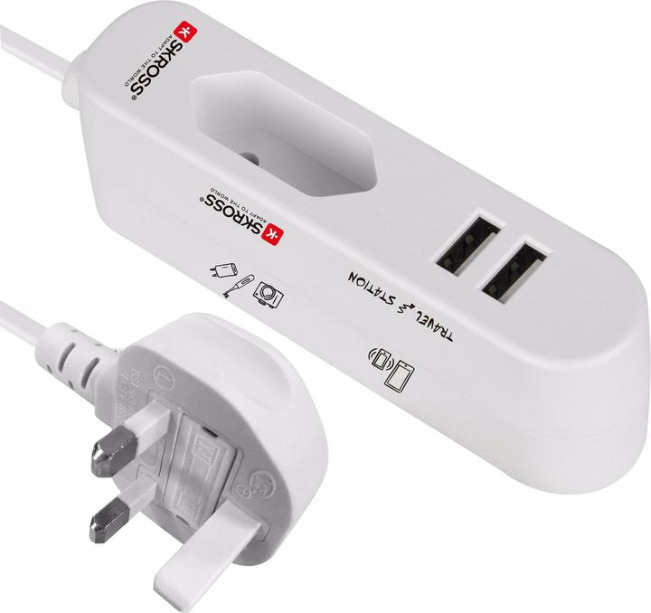 Image du produit Skross Station de voyage (3 x, Type 11, USB-A, 1.50 m)
