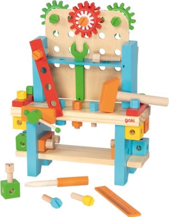 Actual product image Goki My first workbench