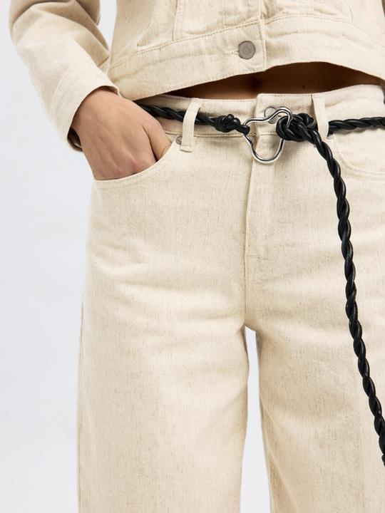 Actual product image Selected Femme Mid Waist Barrel Fit Jeans (W30/L32)