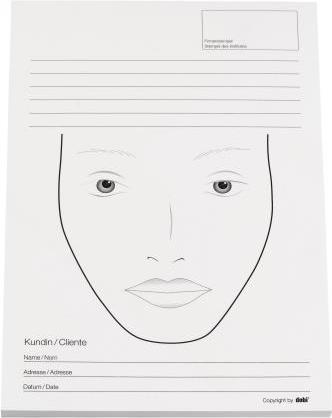 Cailyn Make-up Arbeitskarten A-4, 50 Blatt