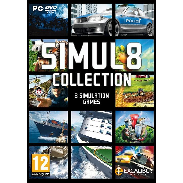 Immagine prodotto Excalibur Games Collezione Simul8 - PC (PC)