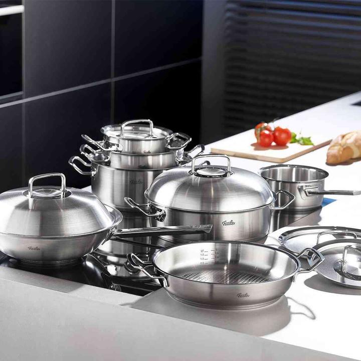 Actual product image Fissler Wok orig. profi col. 30cm mMD (30 cm, Wok, Stainless steel)