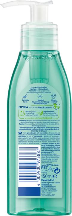Actual product image NIVEA DUPLIKAT Derma Skin Clear (Gel, 150 ml)