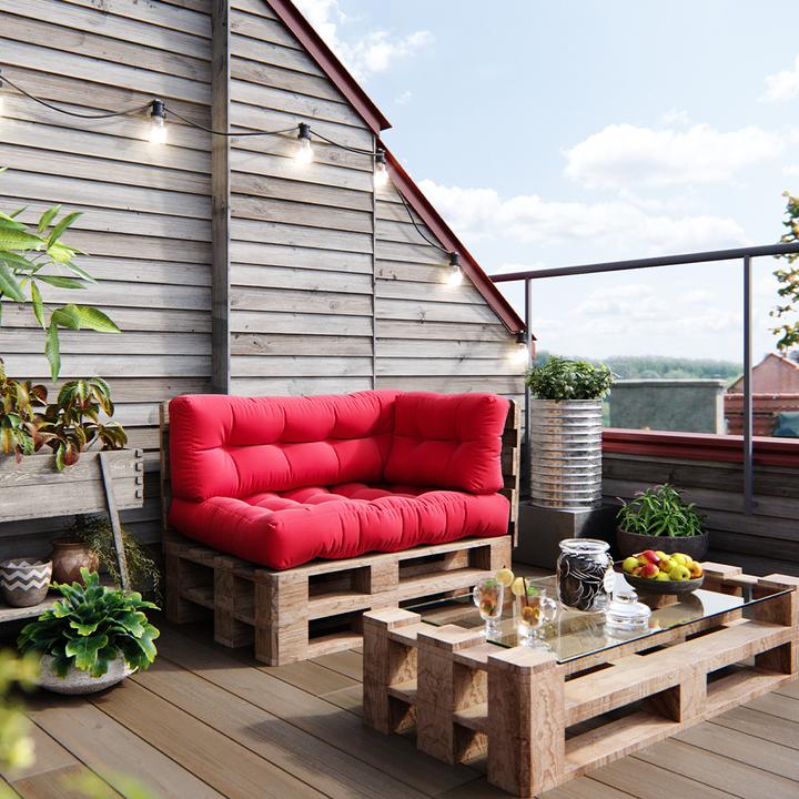 Produktbild Vicco Palettenkissen Flocken (120 x 40 x 20 cm)