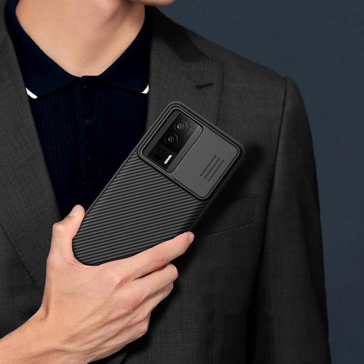 Immagine prodotto Nillkin CamShield PRO Custodia rigida per Poco F5 Pro 5G Nero (Oppo Reno 5 Pro 5G)
