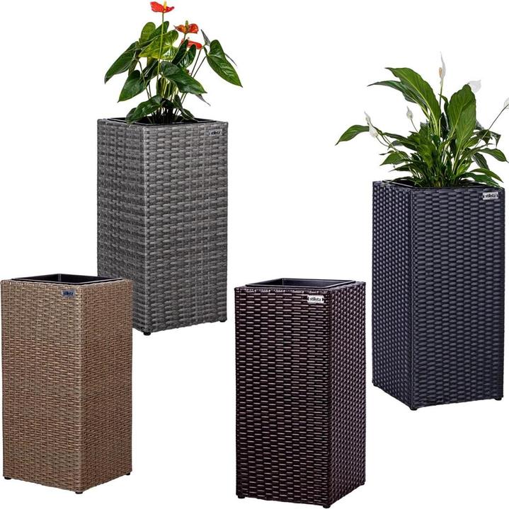 Produktbild Stilista Pflanzkübel Säule, schwarz (26 cm)