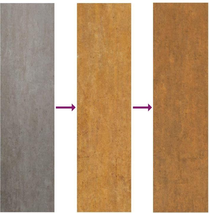 Immagine prodotto VidaXL Decorazione murale da giardino 105x55 cm in acciaio corten design bambù (105 x 1 x 55 cm)