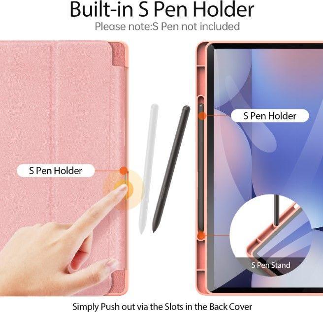 Produktbild Dux Ducis Domo Series Leder Bookcover Hülle (Galaxy Tab S9+, Galaxy Tab S10+, Galaxy Tab S9 FE+)