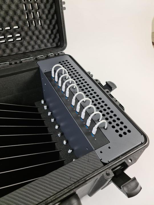 Image du produit Leba NoteCase for 10 Laptops USB C incl. 10 ports