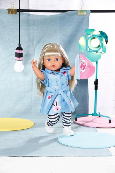Actual product image Zapf Creation Zapf 835258 BABY born Deluxe Jeans Dress 43cm