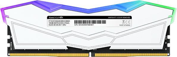 Produktbild Team Group D564GB 6000-38 Delta RGB wh K2 TEM (2 x 32GB, 6000 MHz, DDR5-RAM, DIMM)