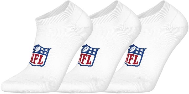 Barefoot NFL Shield 3pk Sneaker Socks 35-38 (35 - 38)