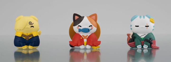 Image du produit Megahouse One Piece Mega Cat Project pack 3 trading figures Nyan Piece Nyan! Happy Trio 2024 Limited Ver. 3 cm