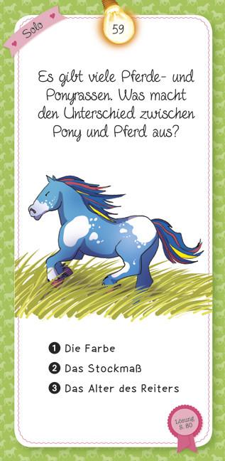 Image du produit Le quiz des chevaux et des poneys (Allemand)
