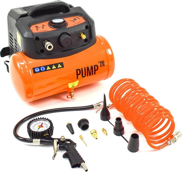 Immagine prodotto Pump'in TANK - Mini-compressore con bicchiere da 6 l (8 bar, 6 l)